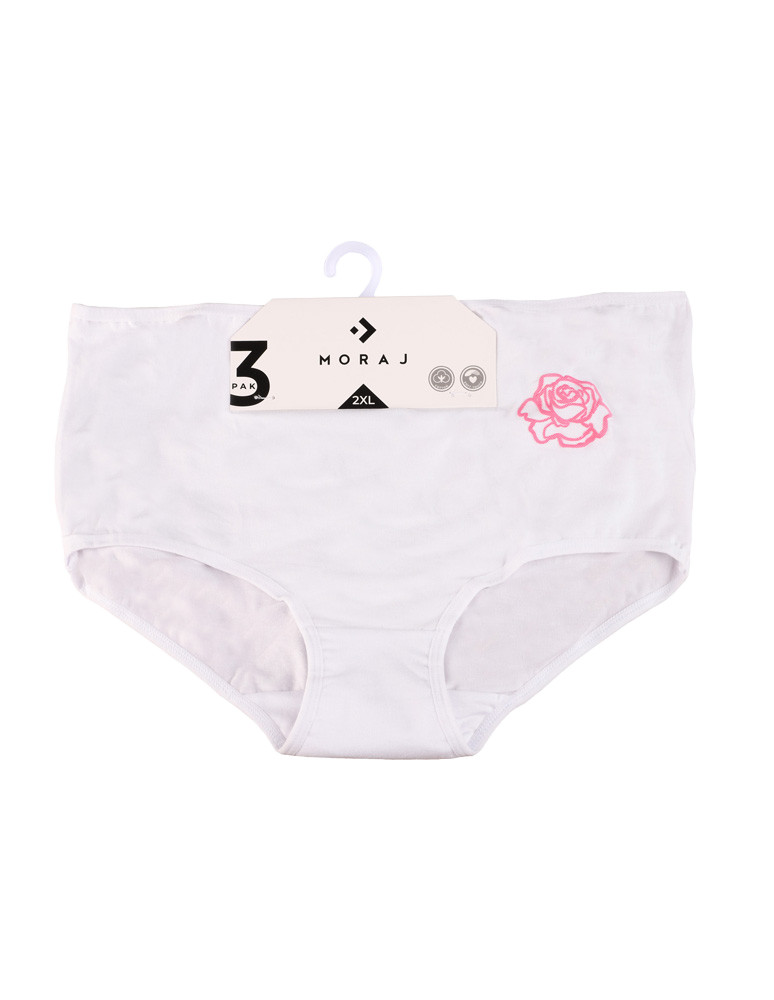 Majtki figi - Majtki figi damskie bawełniane z wysokim stanem 3-pak WZÓR 1 - produkt moraj.pl 6