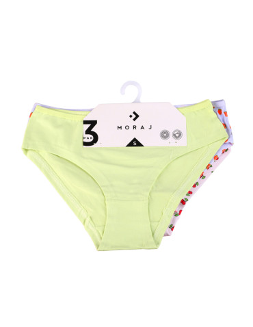 Majtki figi - Majtki figi damskie bawełniane brzoskwinia i wisienki 3-pak WIELOKOLOROWY - produkt 6