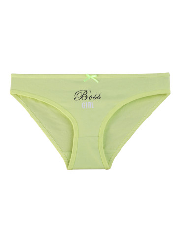 Majtki figi damskie bawełniane z napisem  - produkt 2