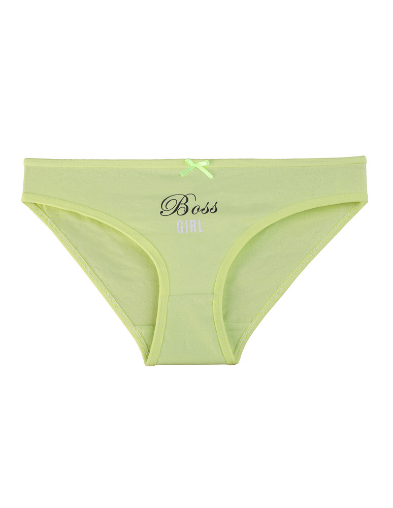 Majtki figi - Majtki figi damskie bawełniane z napisem WIELOKOLOROWY  - produkt moraj.pl 2