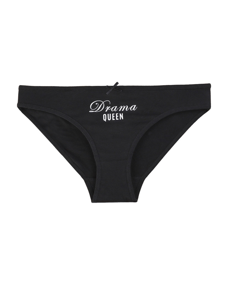 Majtki figi - Majtki figi damskie bawełniane z napisem WIELOKOLOROWY  - produkt moraj.pl 4