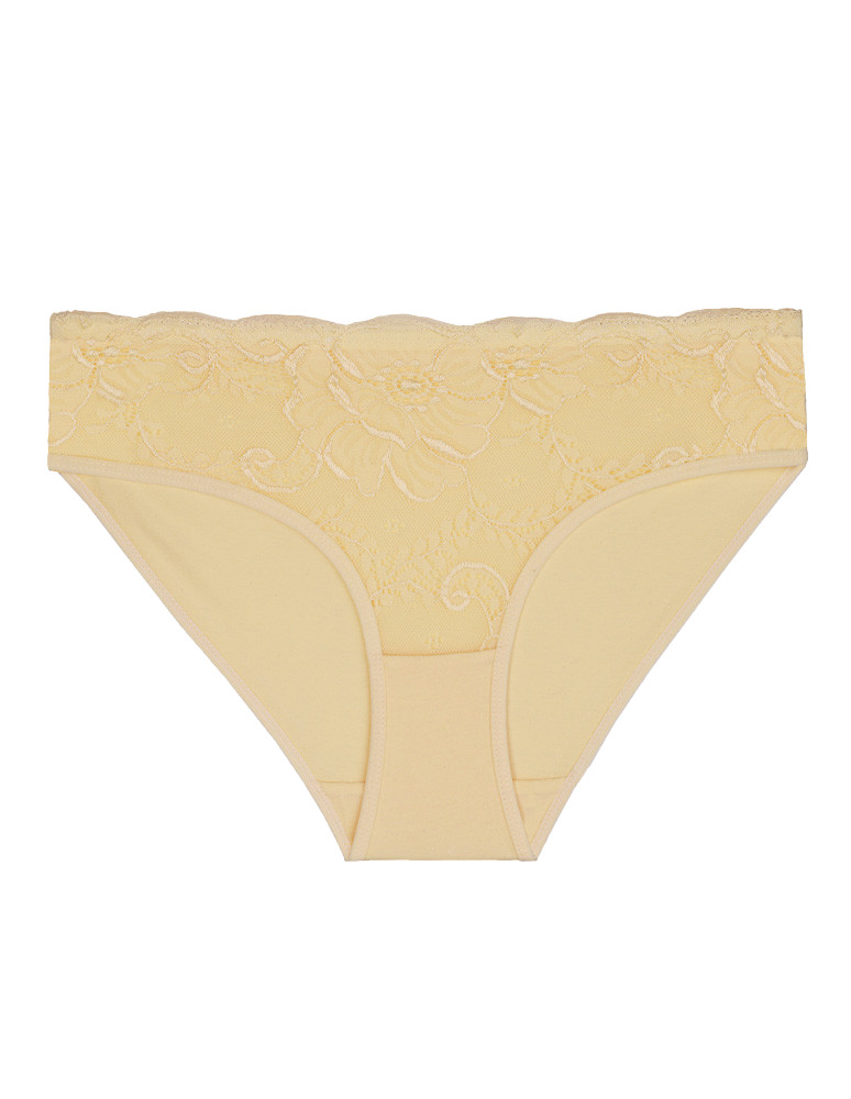 Majtki figi - Majtki figi damskie z koronkowym przodem w kwiaty 4-pak WIELOKOLOROWY - produkt moraj.pl 5