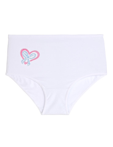 Majtki figi - Majtki figi damskie z wysokim stanem Plus Size 3-pak BIAŁY - produkt 3