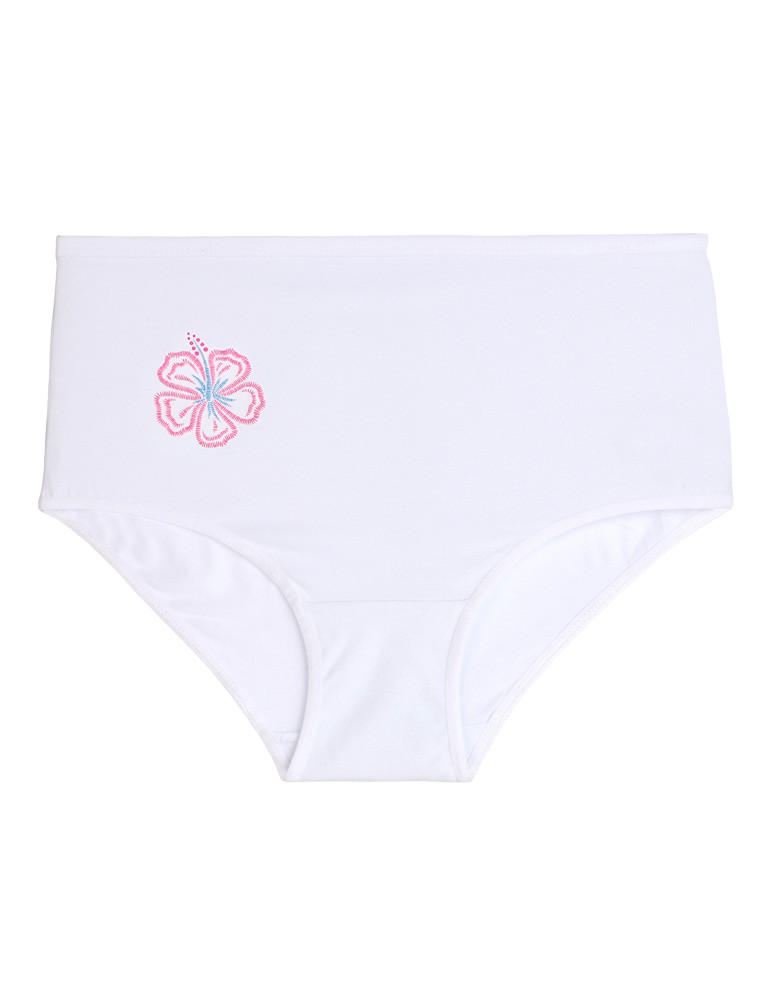 Majtki figi - Majtki figi damskie z wysokim stanem Plus Size 3-pak BIAŁY  - produkt moraj.pl 4