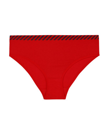 Majtki figi - Majtki figi damskie bawełniane z gumką w pasie 6-pak WIELOKOLOROWY - produkt 6