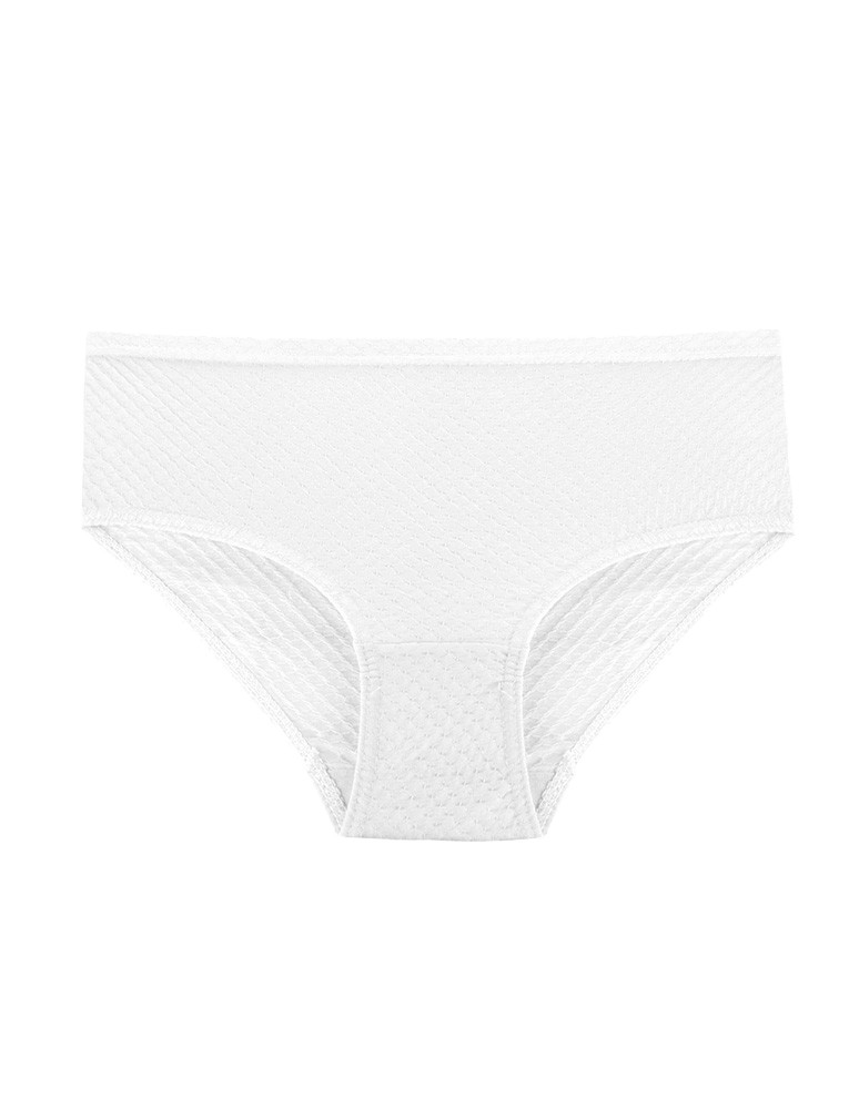 Majtki figi - Białe majtki figi damskie 100% bawełna 6-pak BIAŁY - produkt moraj.pl 2