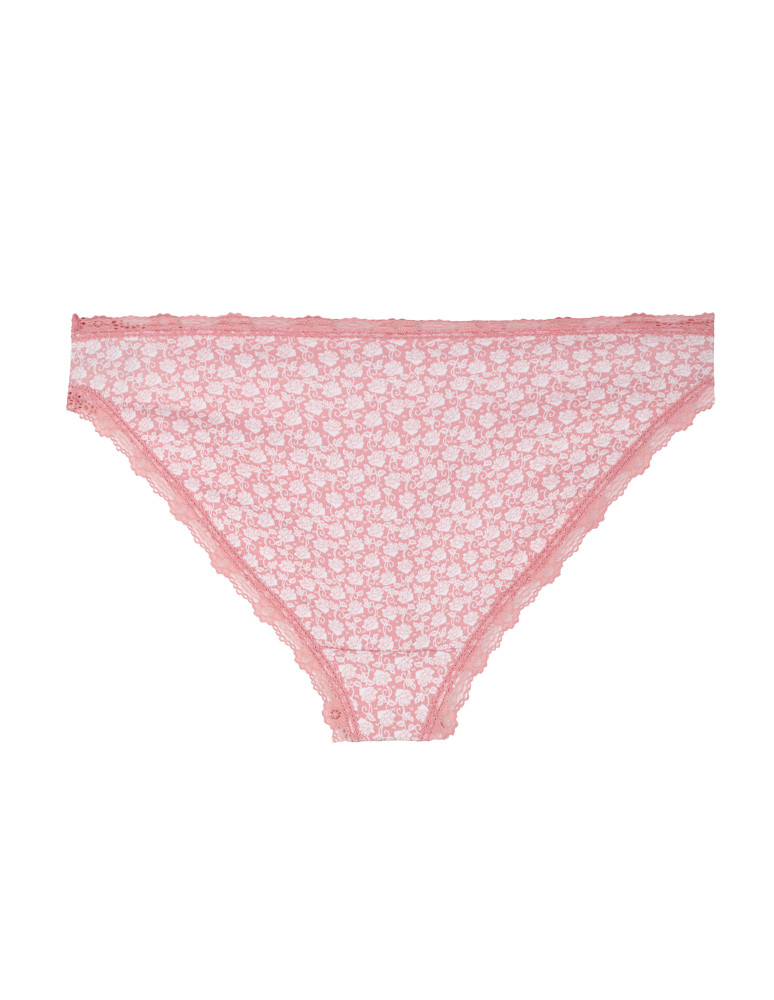 Majtki figi - Majtki figi damskie mini bikini wykończone koronką 3-pak WIELOKOLOROWY - produkt moraj.pl 2