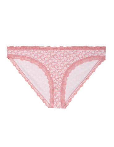 Majtki figi - Majtki figi damskie mini bikini wykończone koronką 3-pak WIELOKOLOROWY - produkt 3