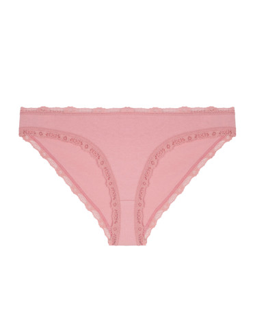 Majtki figi - Majtki figi damskie mini bikini wykończone koronką 3-pak WIELOKOLOROWY - produkt 4