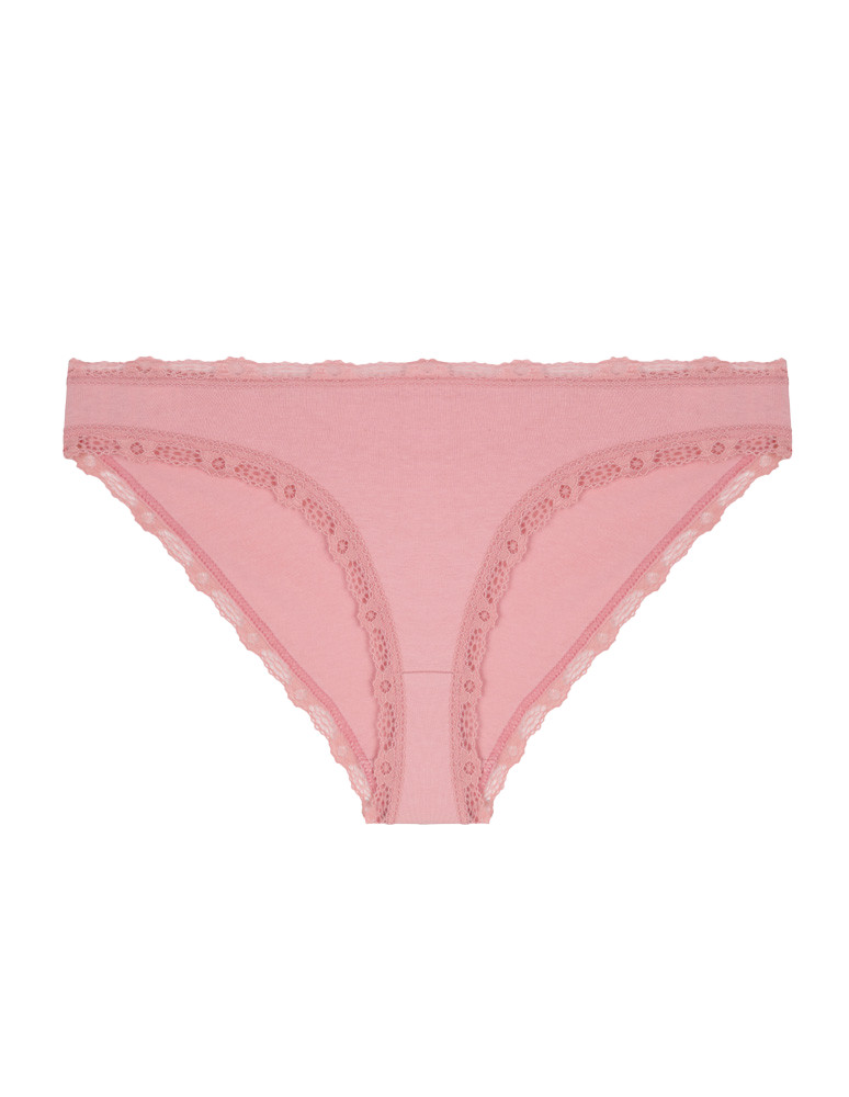 Majtki figi - Majtki figi damskie mini bikini wykończone koronką 3-pak WIELOKOLOROWY - produkt moraj.pl 4