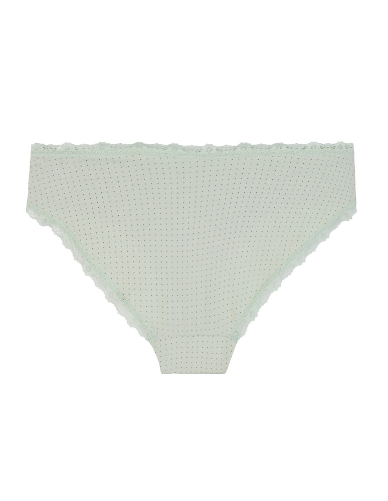 Majtki figi - Majtki damskie figi bikini w kropki wykończone koronką 4-pak WIELOKOLOROWY  - produkt moraj.pl 2