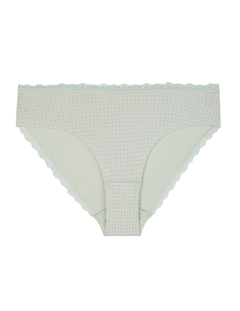 Majtki figi - Majtki damskie figi bikini w kropki wykończone koronką 4-pak WIELOKOLOROWY  - produkt moraj.pl 3