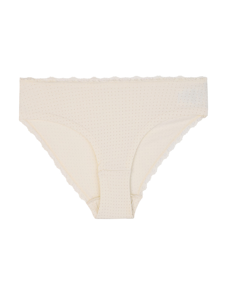 Majtki figi - Majtki damskie figi bikini w kropki wykończone koronką 4-pak WIELOKOLOROWY  - produkt moraj.pl 6