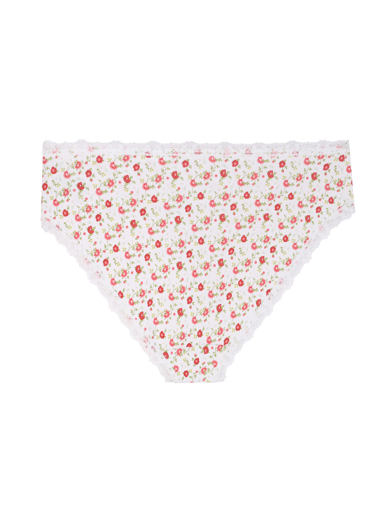 Majtki figi - Majtki damskie figi bikini bawełniane z koronką 6-pak WIELOKOLOROWY  - produkt moraj.pl 2