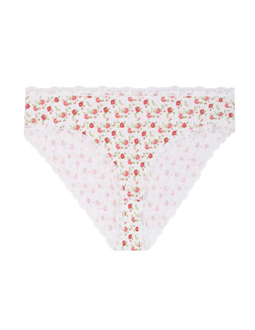 Majtki figi - Majtki damskie figi bikini bawełniane z koronką 6-pak WIELOKOLOROWY - produkt 3