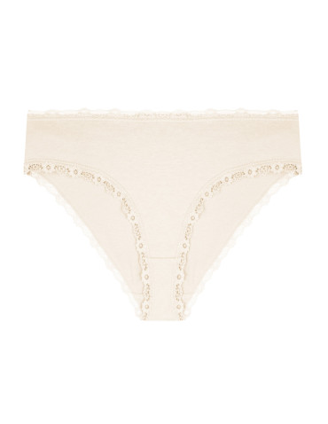 Majtki figi - Majtki damskie figi bikini bawełniane z koronką 6-pak WIELOKOLOROWY - produkt 6