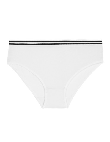 Majtki figi - Majtki figi damskie bawełniane z gumką w pasie 3-pak WIELOKOLOROWY - produkt 4