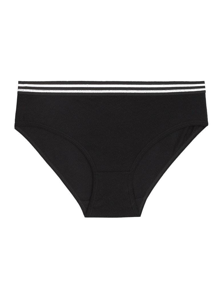 Majtki figi - Majtki figi damskie bawełniane z gumką w pasie 3-pak WIELOKOLOROWY  - produkt moraj.pl 5