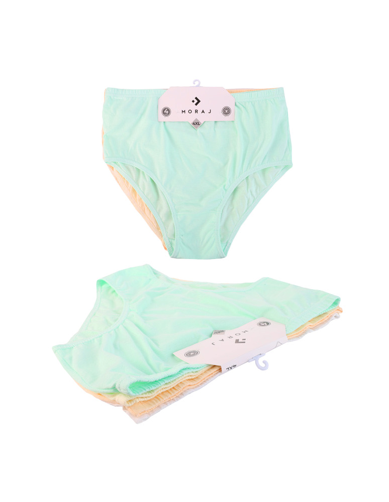 Majtki figi - Majtki damskie figi klasyczne plus size 4-pak WIELOKOLOROWY  - produkt moraj.pl 7