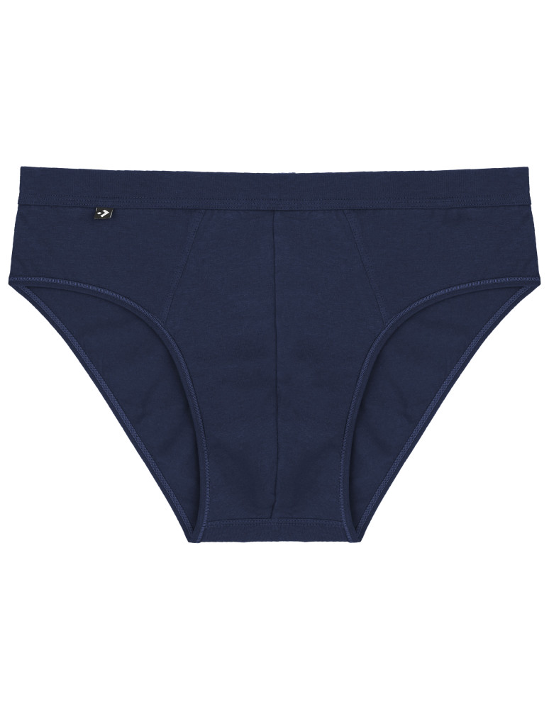 Slipy - Męskie slipy klasyczne bawełniane majtki GRANATOWY - produkt moraj.pl 1