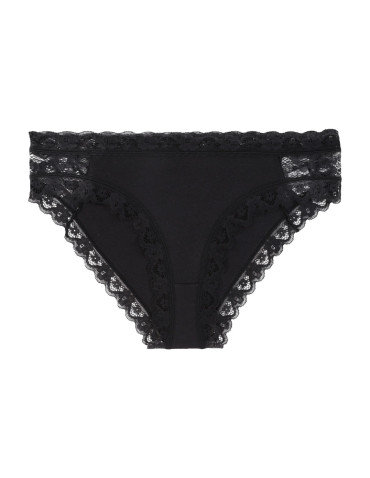 Majtki figi - Majtki figi bikini damskie bawełniane z koronką 6-pak WIELOKOLOROWY - produkt 4