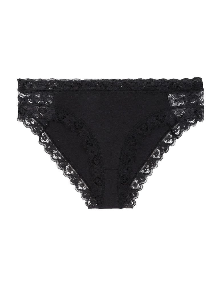 Majtki figi - Majtki figi bikini damskie bawełniane z koronką 6-pak WIELOKOLOROWY  - produkt moraj.pl 4