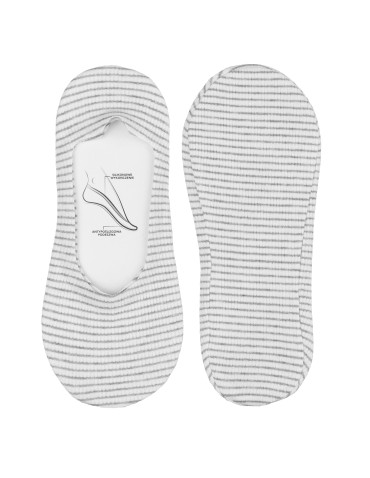 Skarpetki damskie niskie stopki bawełniane w paski 12-pak  - produkt 2