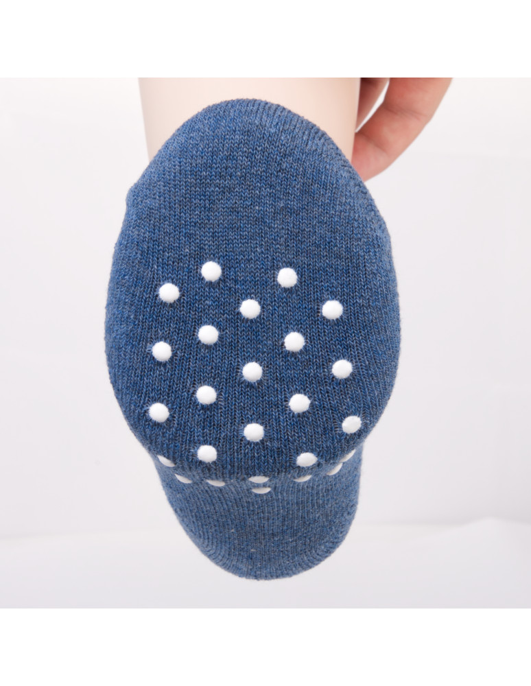 Długie - Ciepłe skarpetki dziecięce bawełniane z abs 3-pak WIELOKOLOROWY - produkt moraj.pl 3