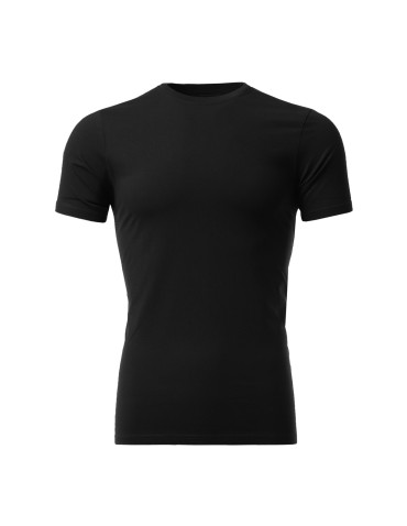 Koszulki i Tank Topy - Koszulka męska bawełniana krótki rękaw T-shirt Plus Size CZARNY - produkt 3