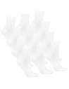 Krótkie skarpetki bambusowe damskie 12-pak BIAŁY