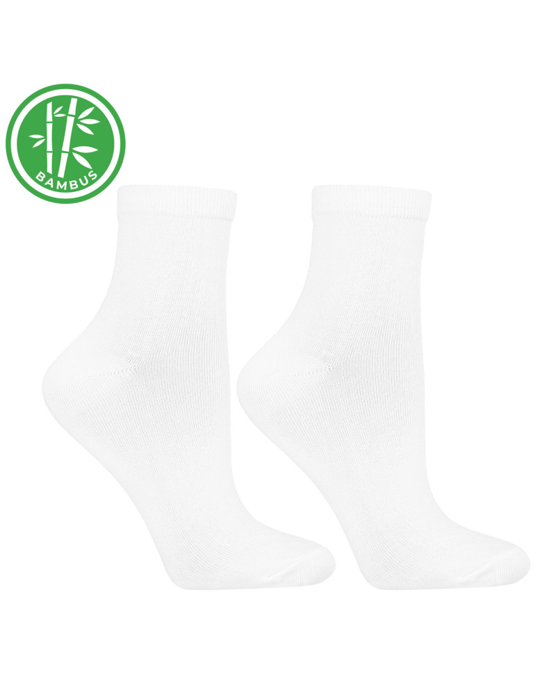 Skarpetki za kostkę - Krótkie skarpetki bambusowe damskie 12-pak BIAŁY - produkt moraj.pl 2
