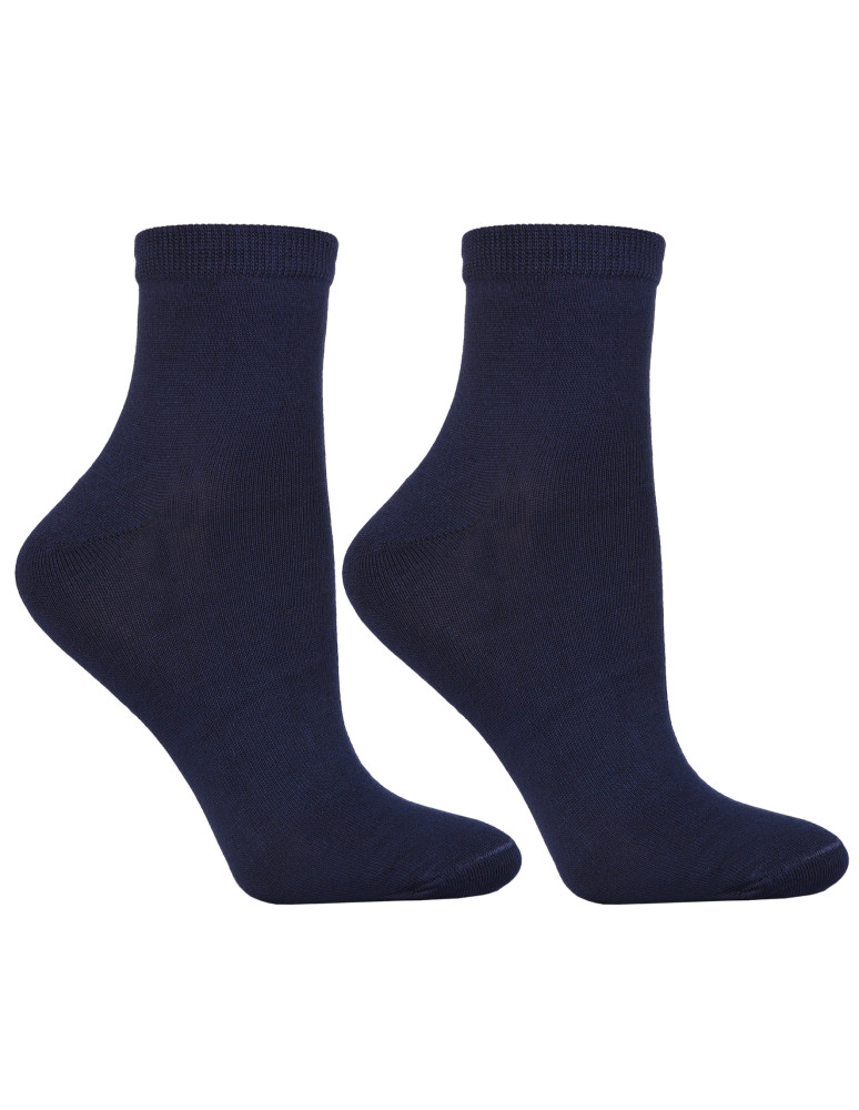 Skarpetki za kostkę - Krótkie skarpetki bambusowe damskie 12-pak WIELOKOLOROWY  - produkt moraj.pl 2