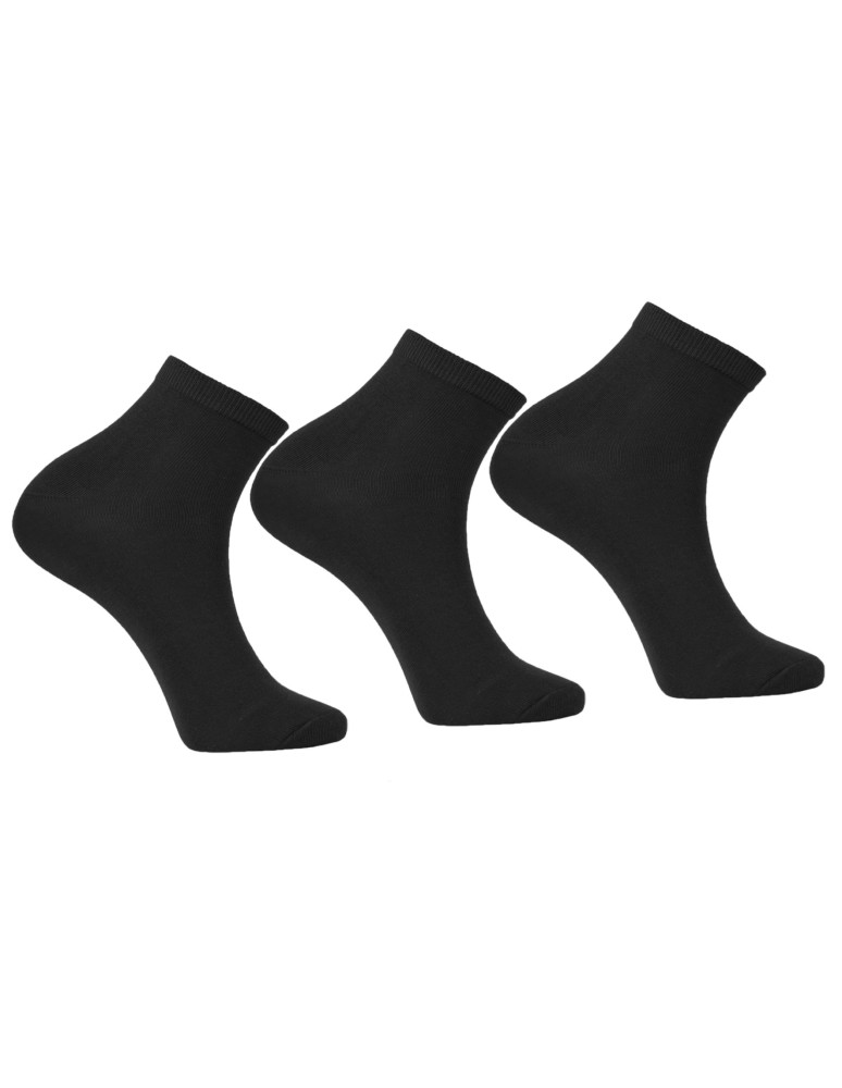 Skarpety męskie bambusowe 3-pak CZARNY