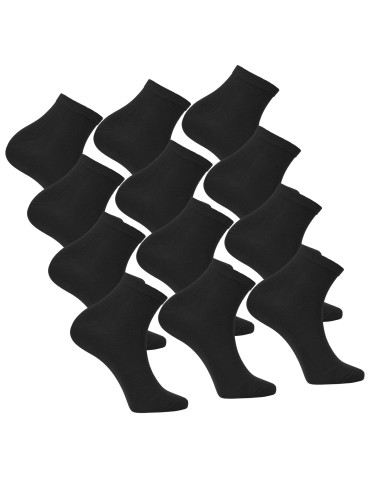 Męskie skarpetki 3/4 z wiskozą bambusową 12-pak