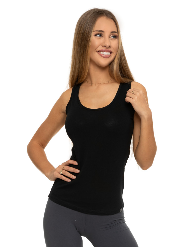 Koszulki i T-shirty - Koszulka damska bawełniana tank-top na ramiączkach 3-pak WIELOKOLOROWY  - produkt moraj.pl 8