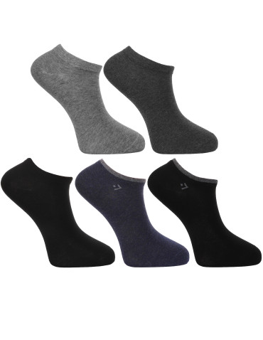 Skarpetki stopki męskie bawełniane klasyczne 5-pak
