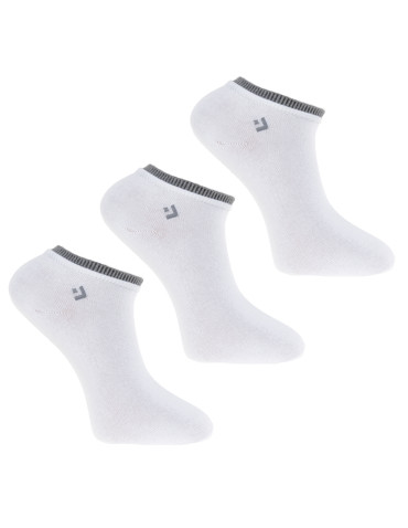 Skarpety stopki bawełniane męskie białe 3-pak