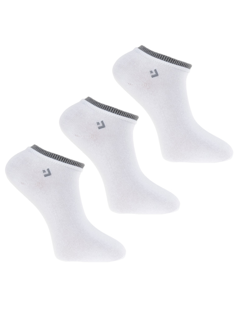Stopki - Skarpety stopki bawełniane męskie białe 3-pak BIAŁY - produkt moraj.pl 1