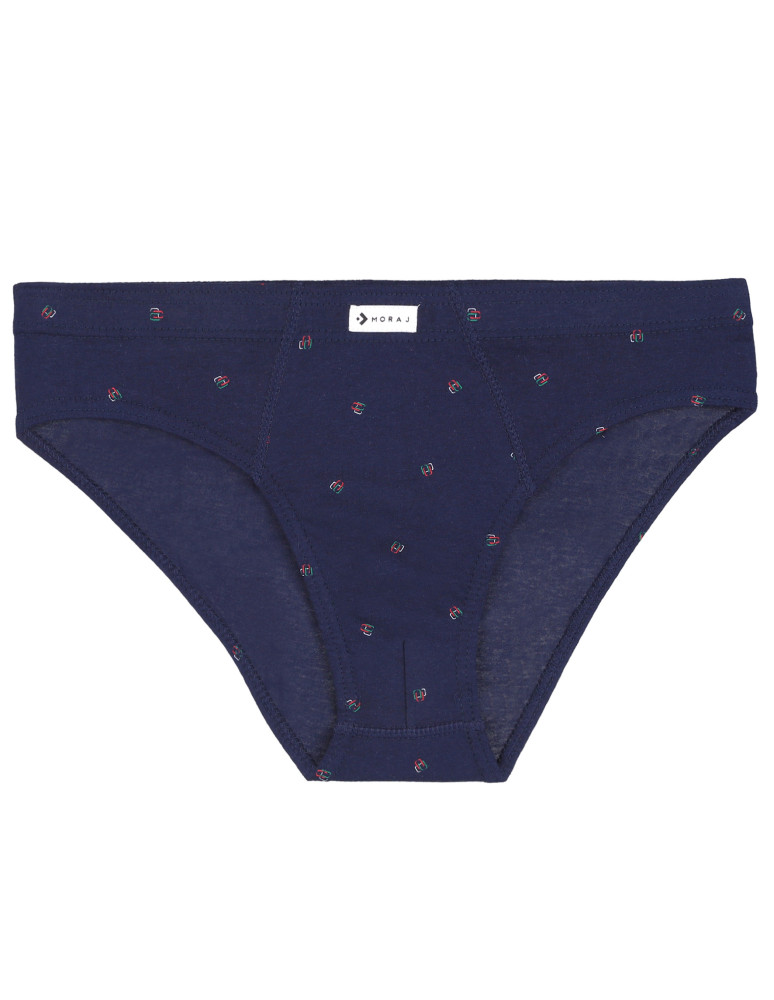 Slipy - Majtki slipy męskie bawełniane 3-pak WIELOKOLOROWY - produkt moraj.pl 4