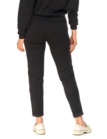 Damskie spodnie dresowe rurki eleganckie z kieszeniami - produkt 2