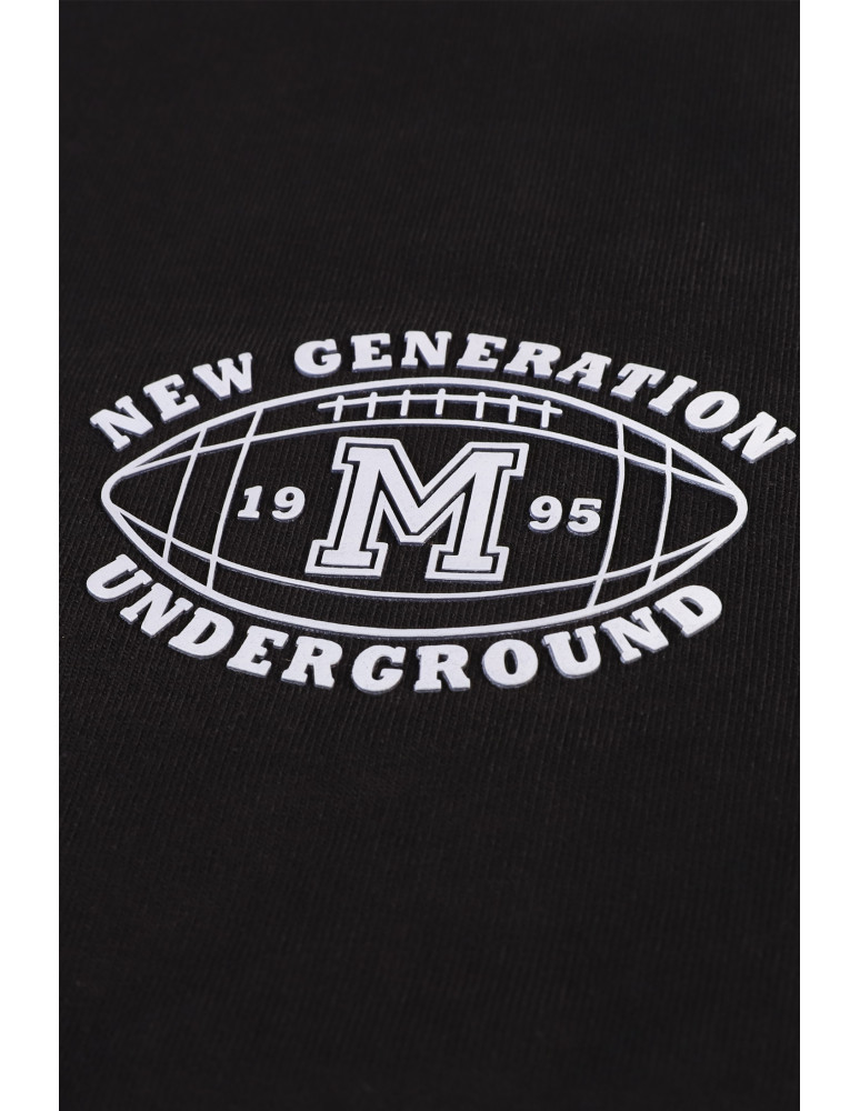 Spodnie męskie - Męskie spodnie dresowe typu joggery CZARNY - produkt moraj.pl 4