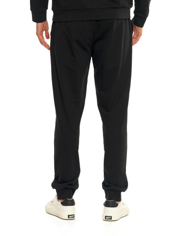 Spodnie męskie - Męskie spodnie dresowe typu joggery CZARNY - produkt 5