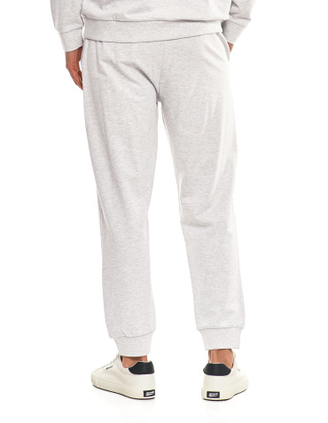 Spodnie męskie - Męskie spodnie dresowe typu joggery SZARY - produkt 2