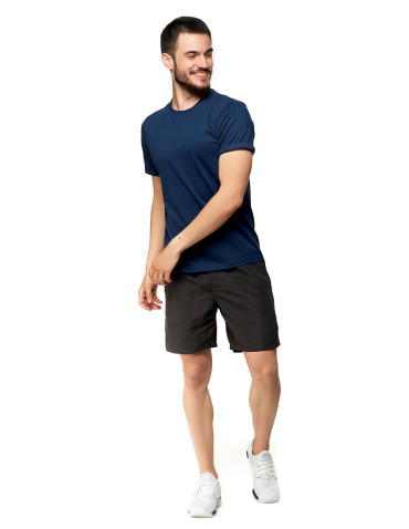 Koszulki i Tank Topy - Koszulka męska bawełniana T-shirt GRANATOWY - produkt 2