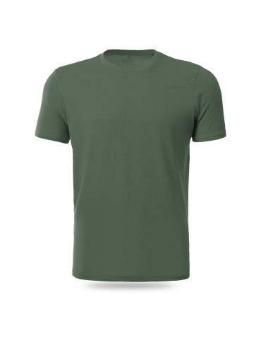 Koszulki i Tank Topy - Koszulka męska bawełniana T-shirt KHAKI - produkt 3