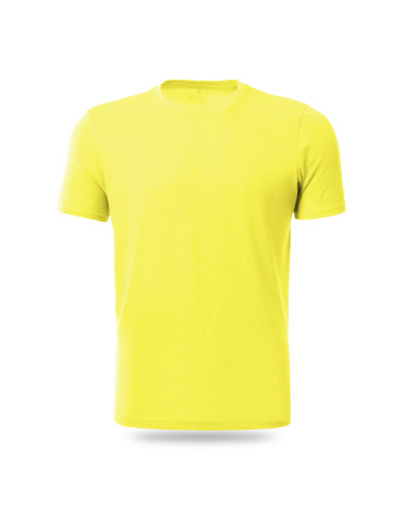 Koszulki i Tank Topy - Koszulka męska bawełniana T-shirt ŻÓŁTY - produkt 3