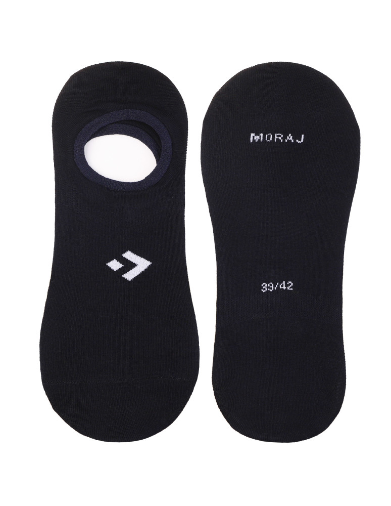 Niskie stopki - Męskie skarpetki niskie stopki z silikonową zapiętką 3-pak WIELOKOLOROWY  - produkt moraj.pl 5