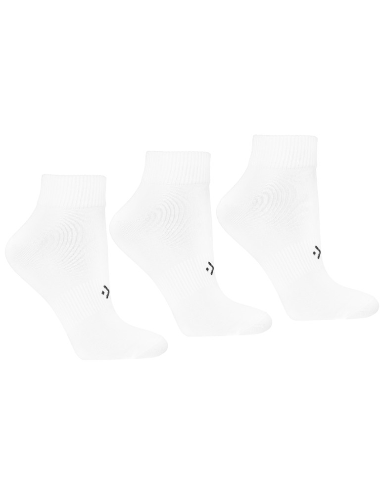 Skarpetki za kostkę - Damskie skarpetki białe za kostkę ze ściągaczami 3-pak BIAŁY  - produkt moraj.pl 4