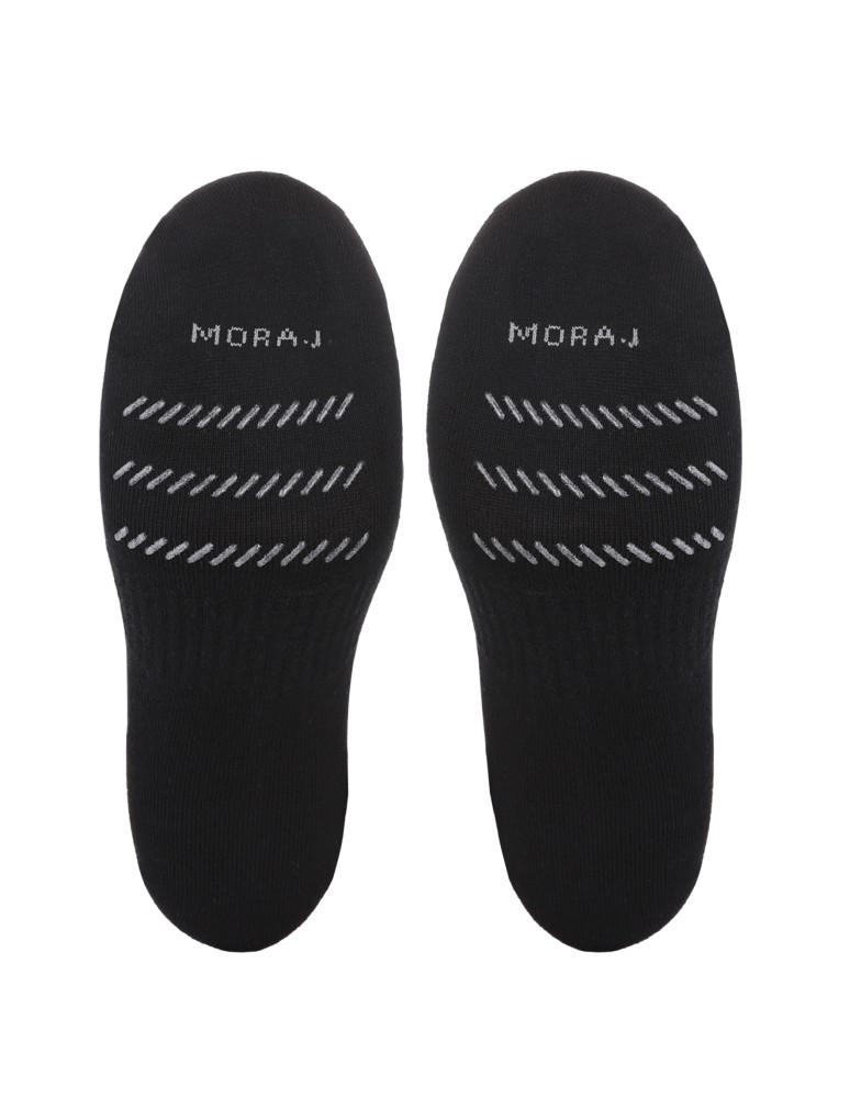 Stopki damskie - Damskie skarpetki stopki bez wzoru ze ściągaczem i ABS 3-pak WIELOKOLOROWY  - produkt moraj.pl 2