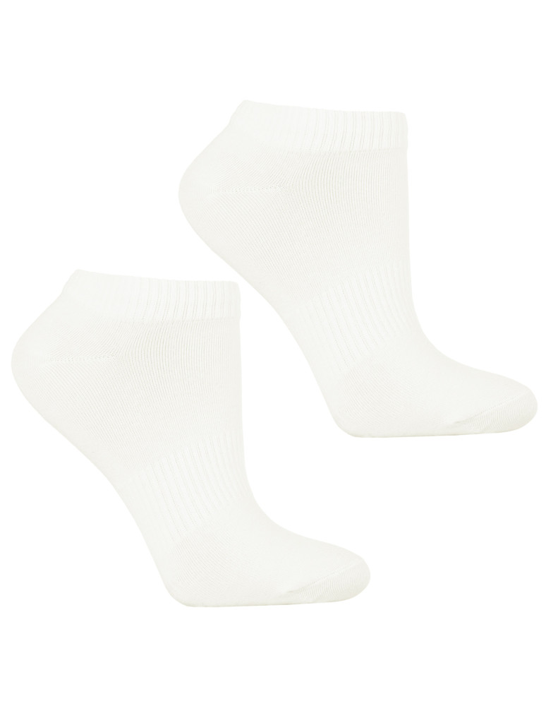 Stopki damskie - Damskie skarpetki stopki bez wzoru ze ściągaczem i ABS 3-pak WIELOKOLOROWY  - produkt moraj.pl 5